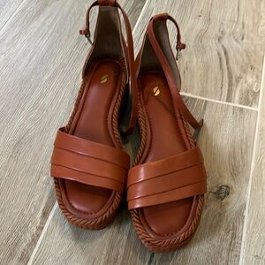 Franco Sarto size 9.5 2 in wedge sandal